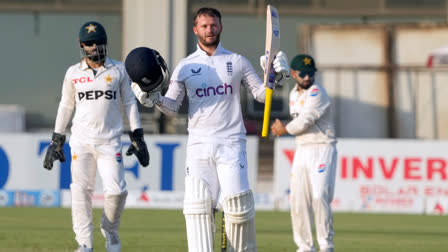 England vs Pakistan, 2nd Test: Sajid Khan’s 4-Wicket Haul Rattles England, But Ben Duckett’s Century Guides Visitors to 239/6 on Day 2