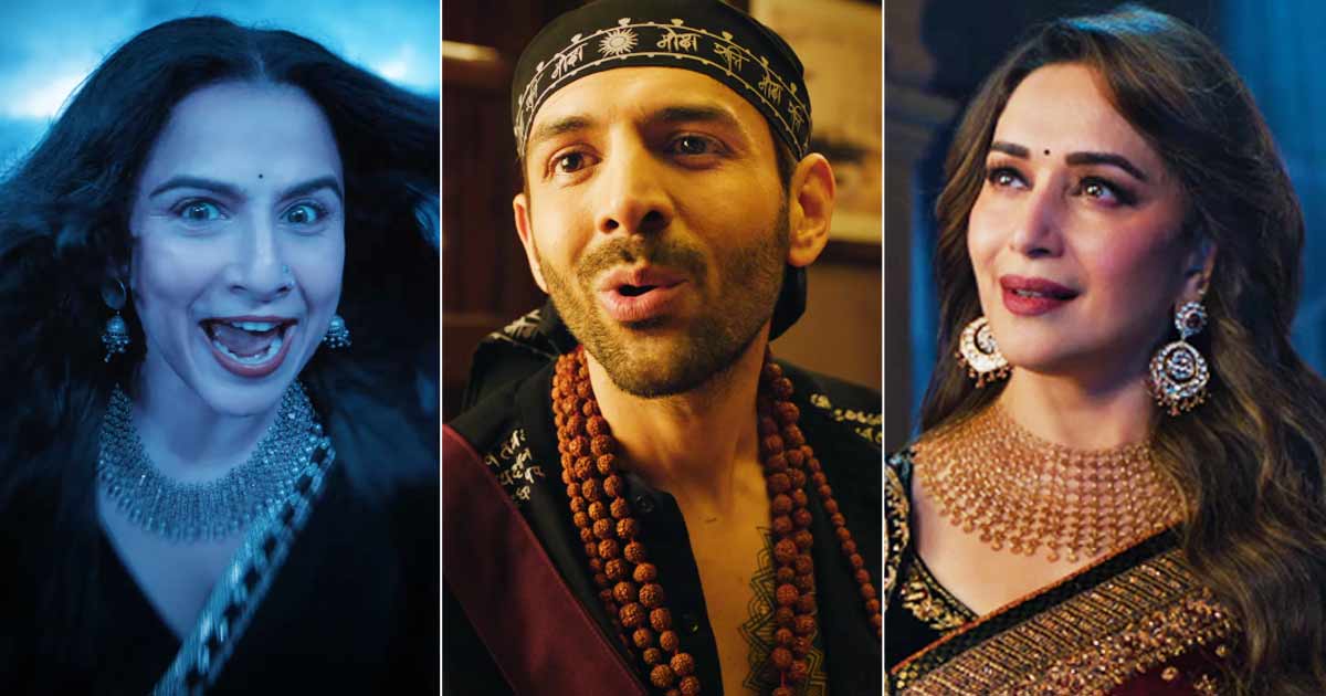 Bhool Bhulaiyaa 3 trailer out: Horror-comedy takes a wild turn with Vidya Balan, Madhuri Dixit as Manjulikas, Kartik Aryan leads as Rooh Baba